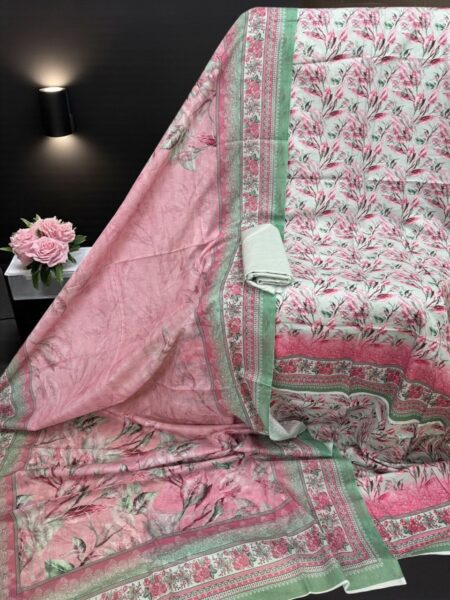 Exquisite Chiffon Suit with Dupatta