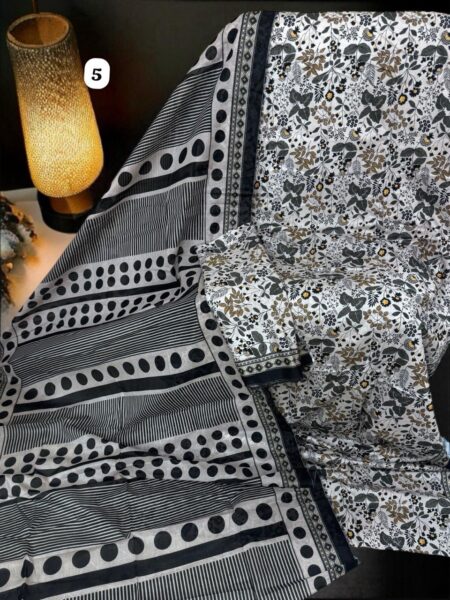 Elegant Chiffon Suit with Dupatta