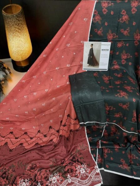 Elegant Chiffon Dupatta - Embroidered