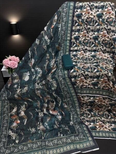 Embroidered Chiffon Dupatta